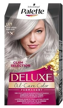 PALETTE_Deluxe Oil-Care farba do w³osów trwale koloryzuj¹ca z mikroolejkami U71 MroŸne Srebro