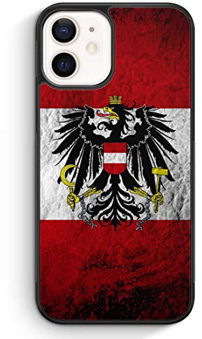 MUNIQASE Österreich Splash Austria Flagge - Silikon Hülle für iPhone 13 - Motiv Design Mädchen Muster Frauen Damen Schön - Cover Handyhülle Schutzhülle Case Schale