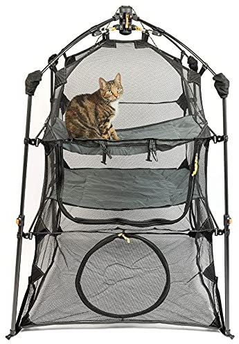 Outback Jack Catio Outdoor Cat Enclosure, (Kitty Katio) for Indoor Cat or Multiple Cats - Portable Tent, Play Tent for Cats, Catio, Outside Enclosure