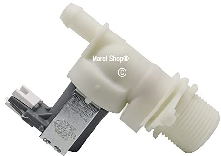Marel Shop® - Elettrovalvola Valvola 1 Via Carico Acqua per Lavastoviglie compatibile con Candy Hoover Zerowatt per modelli: CDPM956047 - CDPM9570 - CDPM957047 - CDPM9570X - CDS1L38B