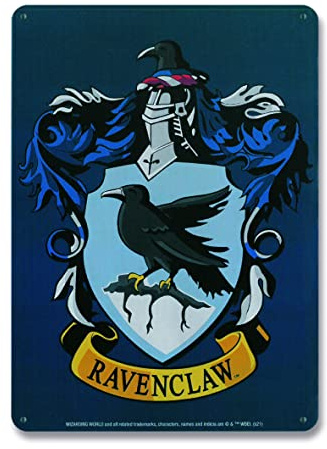 Logoshirt® Harry Potter I Ravenclaw I Wappen I Blechschild Retro I Magnettafel I Klein I DIN A5