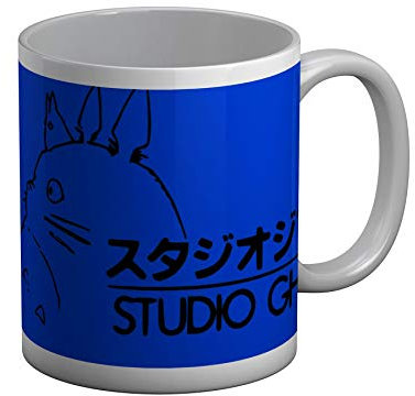 French Unicorn Ceramic Coffee Mug 325ml Image Manga Studio Ghibli Hayao Miyazaki Manga Anime Comics