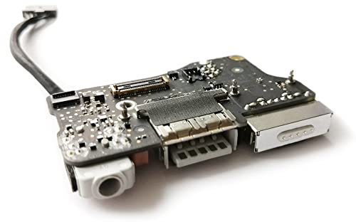 Placa de E/S 820-3455-A (con USB, audio, entrada CC 2) 923-0439 de repuesto para MacBook Air de 13 pulgadas A1466 (mediados de 2013, principios de 2014, principios de 2015, principios de 2017)