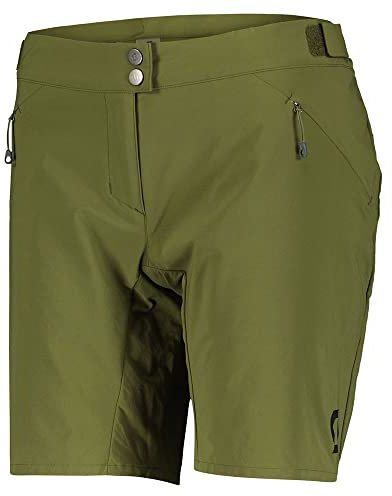 Scott Endurance Damen Fahrrad Short Hose kurz (Inkl. Innenhose) fir grün 2024: Größe: M (38/40)