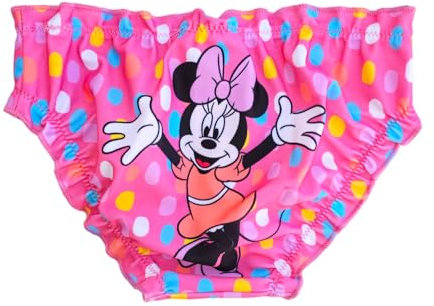 Ellepi Costume Slip Minnie Bambina Mare 12-24 Mesi (Pois Fucsia, 12 Mesi)