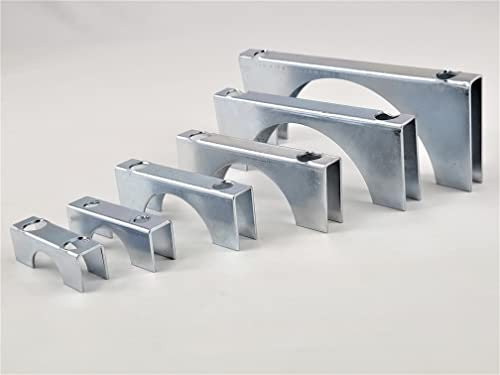 OuM Rohrschellen-Gegenstück M6 - Ø43mm, Silber