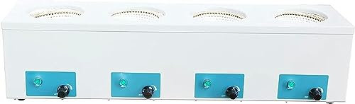 CIADAZ 98-IV-B Magnetic Stirrer Several Rows Magnetic Stirring Heating Mantles (Color : 100ml four holes, Size : 0)