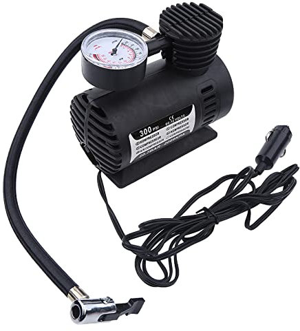 Yosoo Health Gear 12V 300 Psi Mini Compressore, Compressore d'Aria Portatile, Pompa di Gonfiaggio per Pneumatici Mini Compressore d'Aria Portatile 12V 300 PSI per Pneumatici per Auto