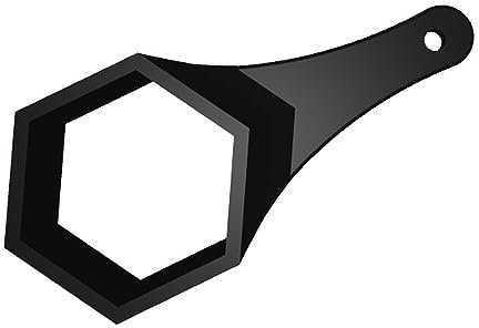 ULROAD Ersatzteil für BBS Felgenschlüssel RS Sechskant Schlüssel RS Key 80mm Felgendeckel 09 23 576 SW80 0923576 Werkzeug