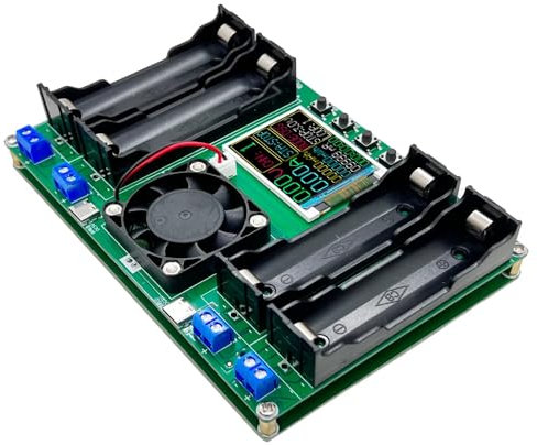DollaTek Digital Display Battery Capacity Internal Resistance Tester 18650 Lithium Battery Power Detector Module 4 Channes