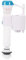 uxcell Toilet Flush Valves, G1/2 Plastic Fill Valve Toilet Cistern Flush Push Button Valve Inlet Fill Valve Toilet Replacement Parts, White