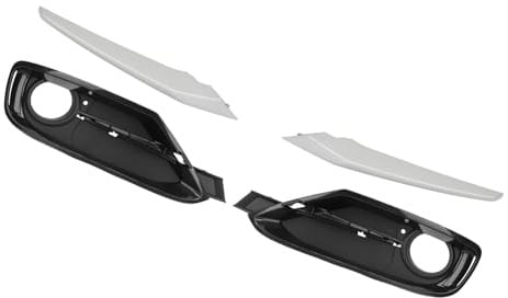 Aramox 4 teilige Nebelscheinwerfer Blende, 51117300737 | Stoßstangen Abdeckungen, Nebelscheinwerfer, Kühlergrill Zierblende, für 3er F30/F31 2011 2015