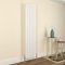 GY Bath Vertical Radiator White Oval Column Designer 1800x354mm Double Modern Central Heating Rads