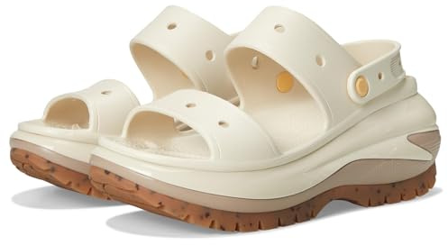 Crocs Classic Mega Crush Sandal 207989-214, Women slides, Beige, 37/38 EU