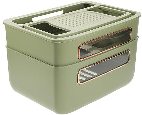 Homoyoyo Cable Management Box Viewable Window Router Rack Modem Shelf Router Cover Cord Organizer