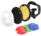Blinkendes Modifikator-Set mit Adapter-Softboxen, Gels für kreative Kamera-Beleuchtung