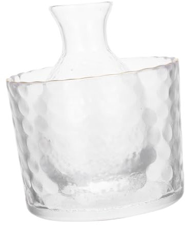 MAGICLULU Service à Saké Carafe à Saké Japonaise Récipient à Glaçons Transparent Pot à Simple pour Usage Domestique