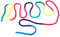 Gymnastikseil, Wettkampf, Kunst, Training, Rhythmische Gymnastik, Kunstseil, Farbiges Gymnastikseil für Kunst, Seil, Übung, Fitness, Training