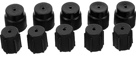 Gatuida 10 Pièces Bouchon De Pression De Climatiseur De Voiture De Valve Ac Noyau De Valve Ac Pièces De Climatiseur De Port De Charge Ca Maison Kit De Charge Ca Bouchon
