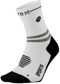 STOX Energy Socks Kurze Sportsocken Herren, Kompressionssocken Sport Socken | Kompressionsstrümpfe Klasse 2, Compression Ankle Socks Men, Fitness, Gym, Hyrox, Sneaker Socken Sport, Anti-Blasen, Nahtlos
