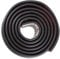 DOITOOL 1 Rolle Wandtattoo Sockelleiste Klebeband Überstreichbare Tapete Türstopper Türkeilstopper Deckenplatten Obere Dichtung Für Garagentore Schälen Doppelt Trimmt Fliesen Rand Nr Black
