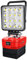 YOJZMA 48W 4800LM LED-Arbeitsleuchte für Milwaukee M18 18V Akku, kabellose Taschenlampe mit USB und Typ-C Ladeanschluss, Niederspannungsschutz, tragbare Outdoor-Flutlichtleuchte