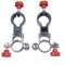 2 Pack Umbrella Holder Clip Mount,Sun Shade Accessory for Garden Chair Chair Stroller Outdoor Parasol Patio Balcony Deck Fishing(foldable)