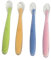 Toddmomy 4 Pièces Cuillère En Silicone Cuillere Les Enfants Apprennent Les Cuillères Couleur Aléatoire