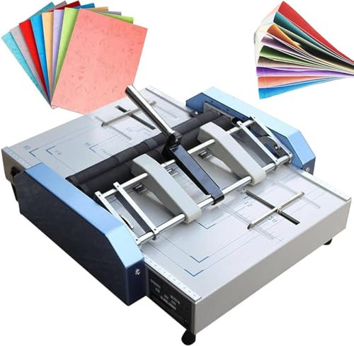 LYFDPN Plieuse de brochures Automatique, plieuse de plieuses en Papier A3, plieuse et relieuse de brochures de 11,7 × 16,5 Pouces