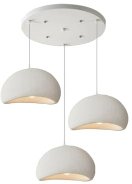 MyLjp Wabi-Sabi Hängelampe Moderne Restaurant Kronleuchter Unregelmäßiges Design Höhenverstellbar Geeignet Für Wohnzimmer Studienzimmer Schlafzimmer Esstische Pendelleuchten