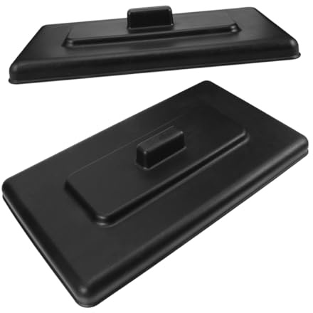 NUOBESTY 2pcs Ice Cream Machine Covers Compatible Household Ice Cream Maker, Protective Upper Lid Accessories for Dessert Maker, Portable Appliance Covers for Home Use