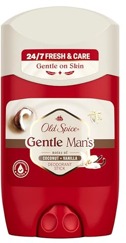 Old Spice Gentle Man's Coconut + Vanilla Deostick Für Männer 50ml | 24/7 Frisch & Pflegend*, Sanft Zur Haut, *Frisch Bei Täglicher Anwendung