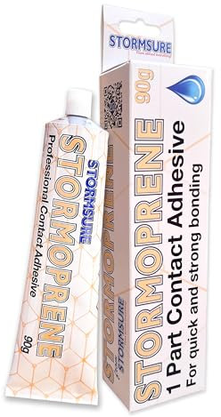 Stormoprene Contact Adhesive 90g - High Bonding Strength, Fast Curing Adhesive for Quick Repairs to Almost Anything