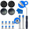 MMOBIEL 4 x Patas de Goma Almohadillas con 10x Tornillos y Destornillador Compatible con Macbook Air 11 y 13 Pulgadas