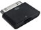 Click2u Converter Adapter Female to 30 Pin Male Adapter Converter for cable charge, Data Sync and no audio - Black