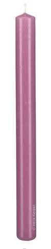 Stabkerzen 12 Antique Pink 25 x 3 cm, deutsche Markenkerzen tropffrei für Kerzenleuchter, Kerzen Leuchterkerzen
