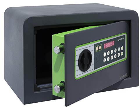 ARREGUI Supra 240110 Möbeltresor mit Zahlenschloss | Schranktresor mit Elektronikschloss | Möbelsafe | Safe für Zuhause | Tresor/Safe mit Code und Doppelbolzen Verriegelung | 20 x 31 x 20 cm | 8 L