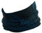 Hilltop Multifunktionstuch, Halstuch, Sporttuch, Schlauchtuch, Kopftuch, Schal, Cooles Design in Trendfarben, für Damen und Herren, Farbe/Design:blau schwarz