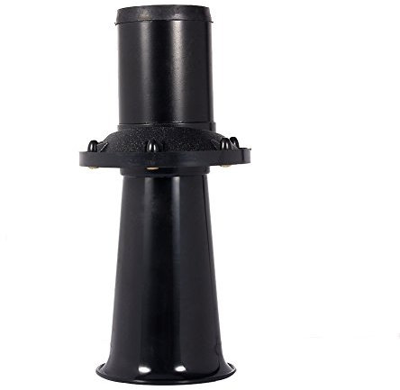 12 V 110DB Auto Auto Hupensirene, Keenso 490 Hz Autotrompete Klaxon Lauter Alarm Horn Antike Vintage Klassische Typ AHH-OOO-GAH AHOOGA OOGA für Fahrzeug Boot Auto Auto Lkw(Schwarz)