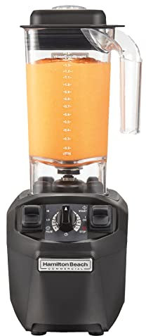 Hamilton Beach Commercial Tango Blender, 48 oz BPA Free Container, Adjustable Timer, 2.4 HP (HBH455)