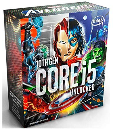 Procesador Intel Core i5-10600K 6 núcleos con 4,1 GHz (hasta 4,8 GHz con Turbo Boost 3.0, procesador LGA1200 125 W (99A5FN)