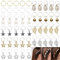 50 Pcs Dreadlock Schmuck, Haar Schmuck Ringe Dekorationen Anhänger, Haar Ringe DIY Haar Geflecht Ringe Dreadlocks Metall Haar Manschetten Haar Geflecht Clips(Gold, Silber)