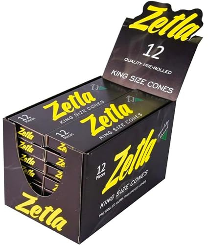 Zetla 64 Cones size De Luxe - Vorgedrehte Joint Tubes - Conische Tubes mit Filter (109 x 30 mm) - Joint Cones size De Luxe - Vorgedrehte Papers
