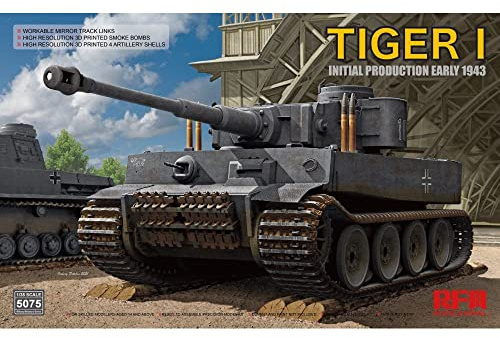 Rye Field Model Field Model RFM5075 RYEFIELD Model 5075-Tiger I initial Production Early 1943-1:35