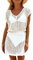 JFAN Mujeres Bikini Cover Up Vestido de Playa de Verano Traje de baño de Playa Traje de baño Cubrir Vestido de Playa Blanco