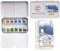 Professionelle ZenART Aquarellfarben - Metallpalette Tragbares 12er Set, Leuchtende Wasserfarben für Künstler auf Reisen