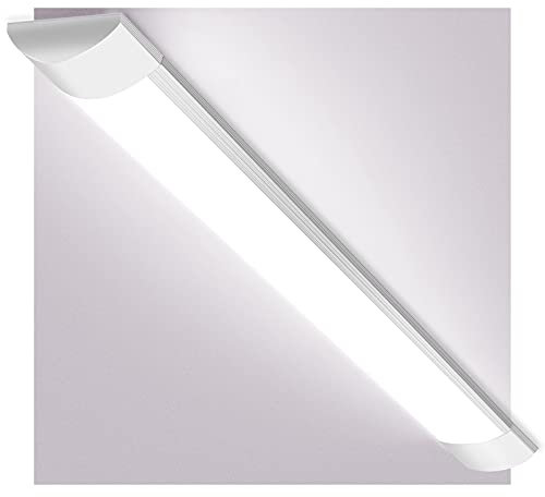 LED Leuchtstoffröhre Leuchtröhre Feuchtraumleuchte 20W LED Röhre Kellerlampe Leuchtstofflampe Deckenleuchten 60cm, 3600LM mit 130°Abstrahlwinkel, Neutralweiß 4000K Garagenlampen Werkstattlampen