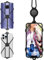 Bone Handykette Universal Handyhülle zum Umhängen, Asymmetrisches Design Halsband, Verstellbares Handyband zum Umhängen Kompatibel mit iPhone Samsung Huawei 4,7-7,2 Zoll Lanyard Phone Tie 3-Schwarz
