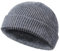 flintronic Beanie Strickmütze, Beanie Mütze, Warme Wintermütze, Beanie Docker Mütze, Fischer Strickmütze, Damen Herren Unisex, Universalgröß - Dunkelgrau