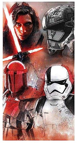 Theonoi Kinder - Handtuch Saunatuch Strandtuch Duschtuch Badetuch - 70 x 140 cm -Geschenk Jungen Mikrofaser (Star Wars)